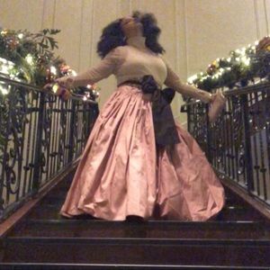 100% Dry Silk Maxi Skirt